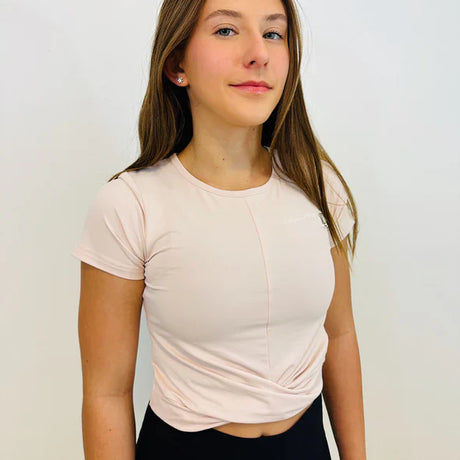 Melrose Front Twist Skating Crop Top - Adults Skate Too LLC