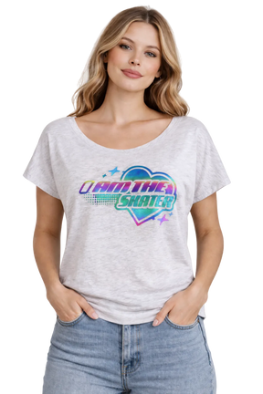 I Am The Skater White Reflective Dolman - 2XL - OneofOne