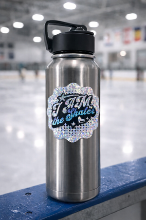 I AM the Skater Holographic Sparkle Sticker
