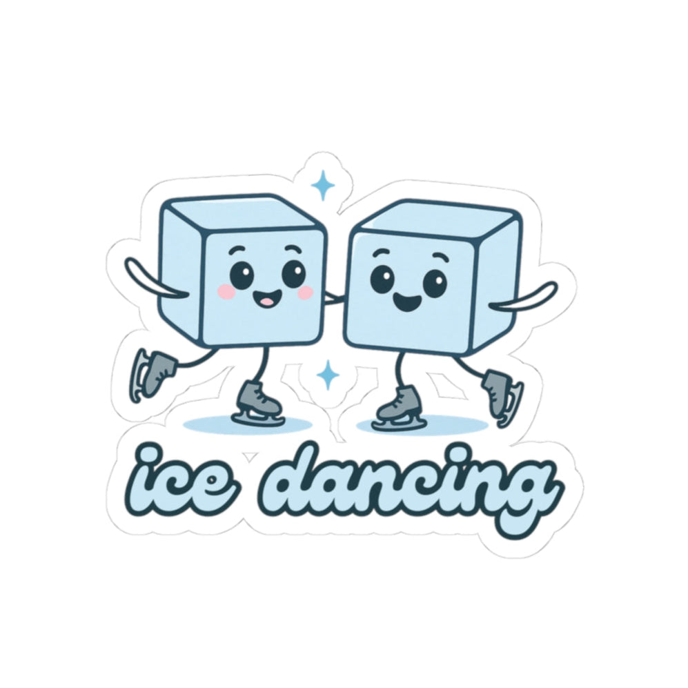 Ice Dancing Duo Sticker - Adults Skate Too LLC