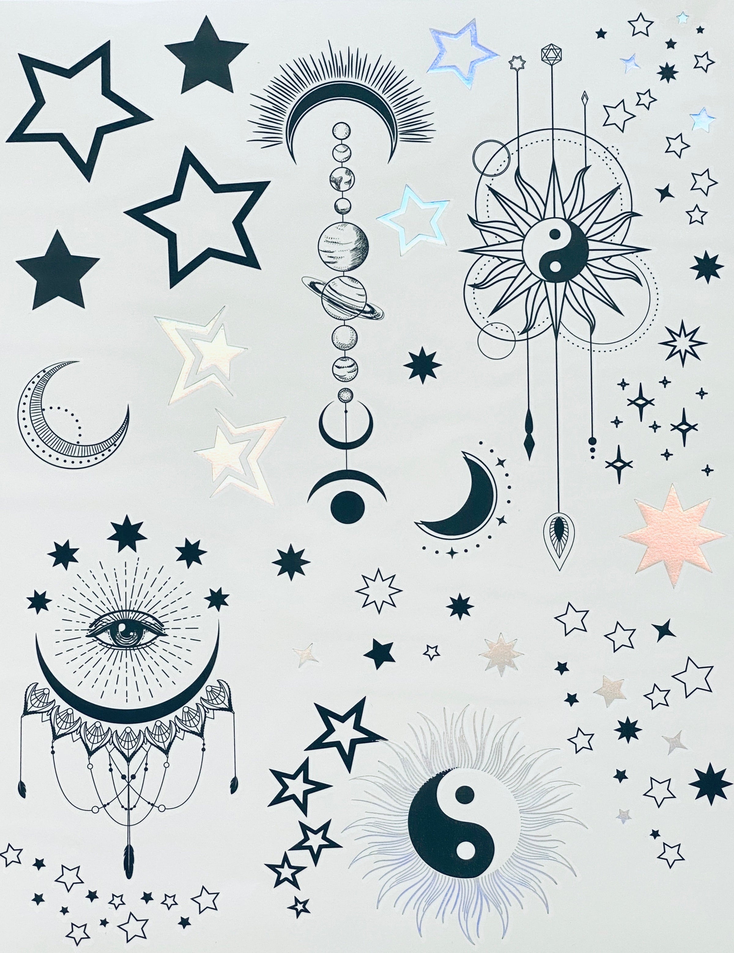 Celestial Dream - Holographic Temporary Tattoo