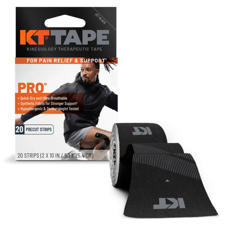 KT Tape Pro® Synthetic Kinesiology Tape – Precut Strips