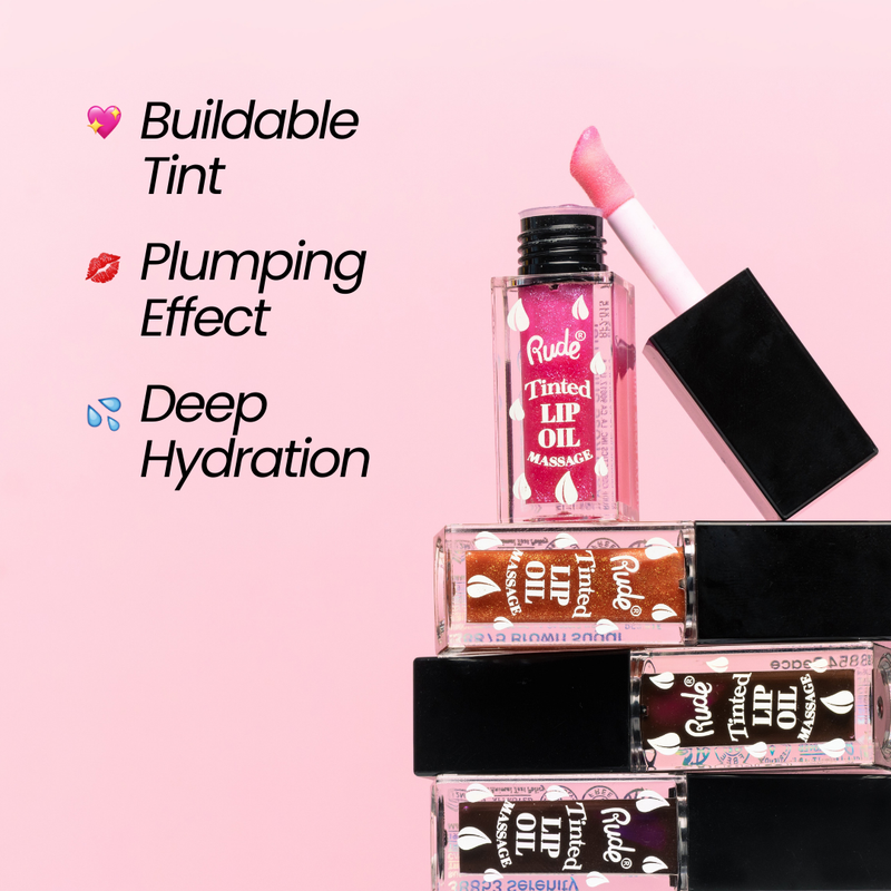 Lip Oil Massage Tinted & Plumping Lip Oil - Adults Skate Too LLC