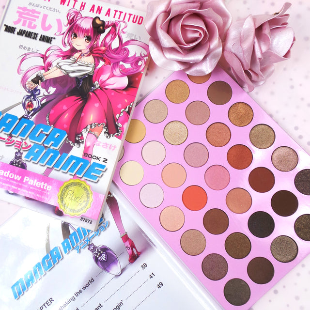 Manga Anime Makeup 35 Eyeshadow Palette Book 2
