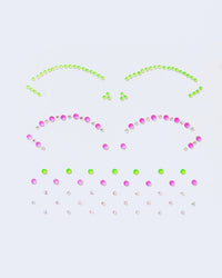 Neon Face Gem - Cut Crease Face Jewel