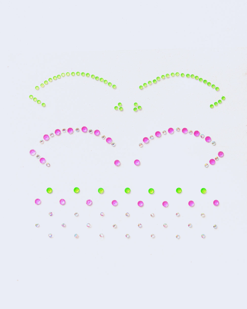 Neon Face Gem - Cut Crease Face Jewel