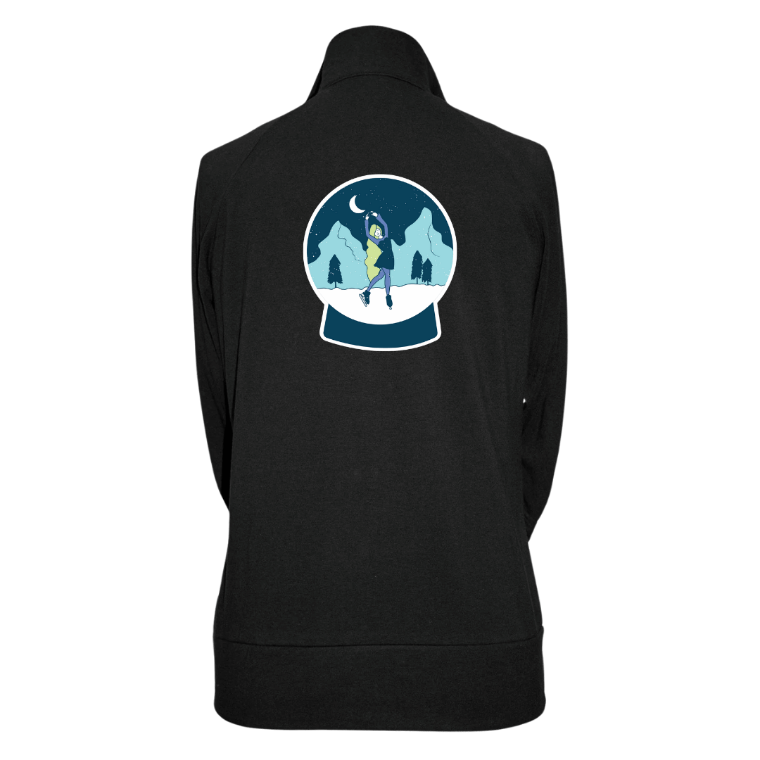 Skater Snow Globe Practice Jacket - Adults Skate Too LLC