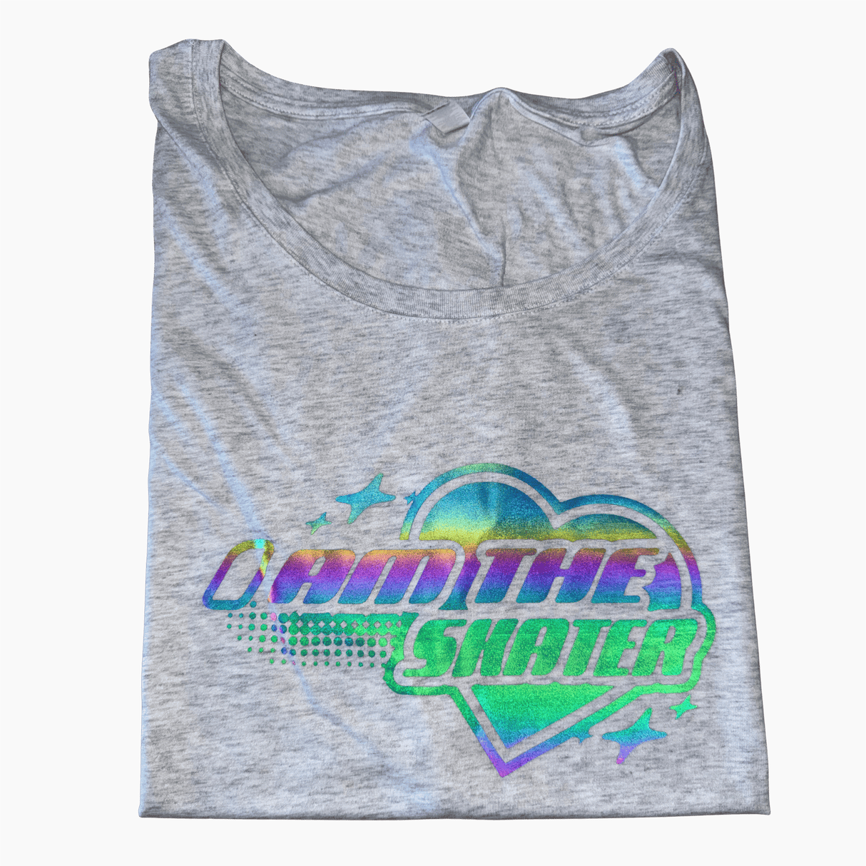 I Am The Skater White Reflective Dolman - 2XL - OneofOne