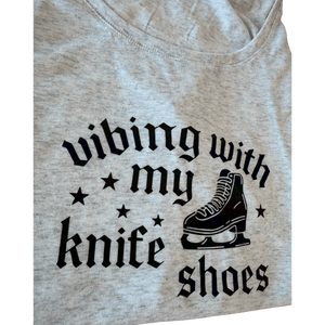 Vibing With My Knife Shoes Reflective Dolman - L - OneofOne