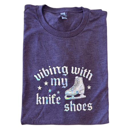 Vibing With My Knife Shoes - Holographic Tee 2XL - OneofOne