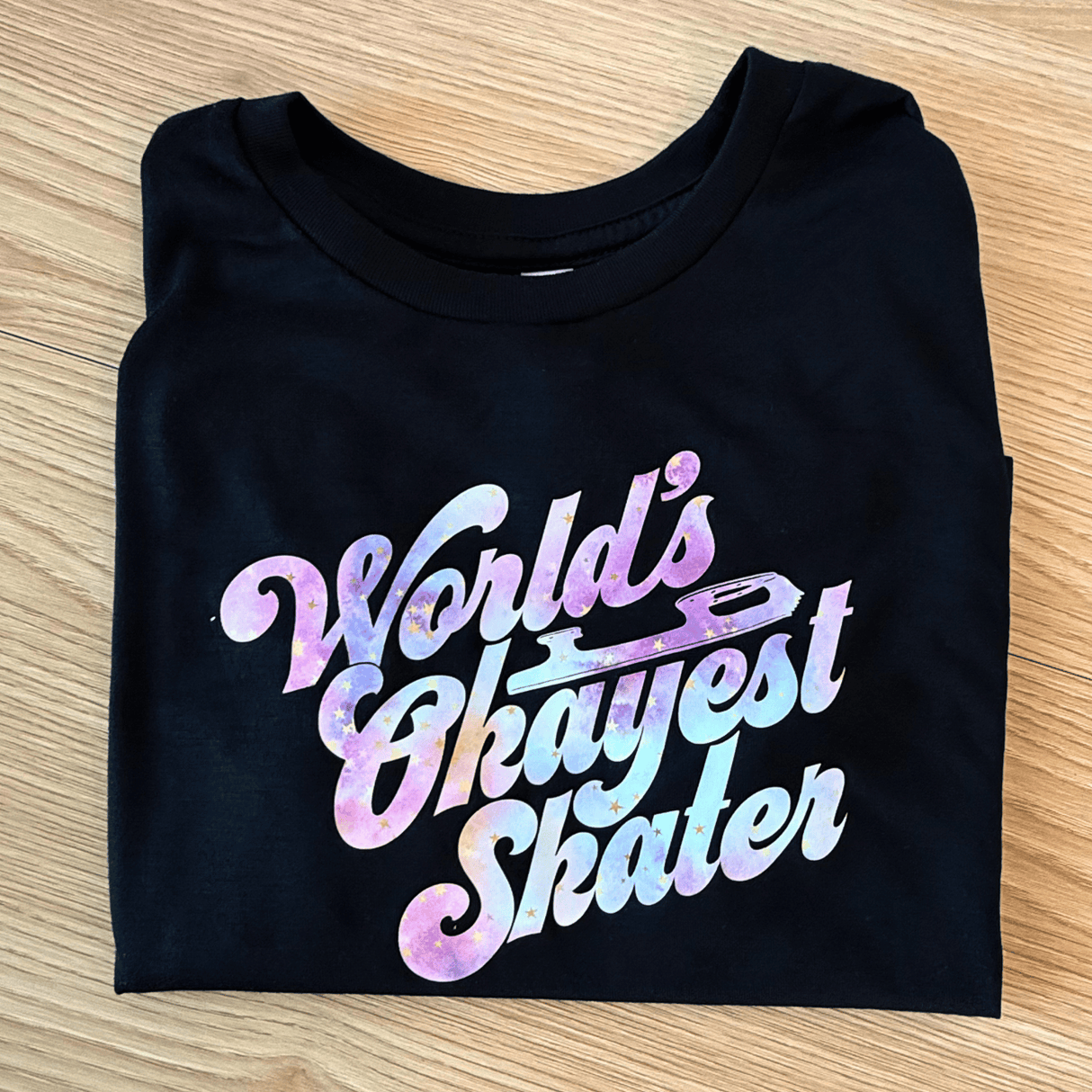Starlight Dreams Worlds Okayest Skater Crop - M - OneofOne