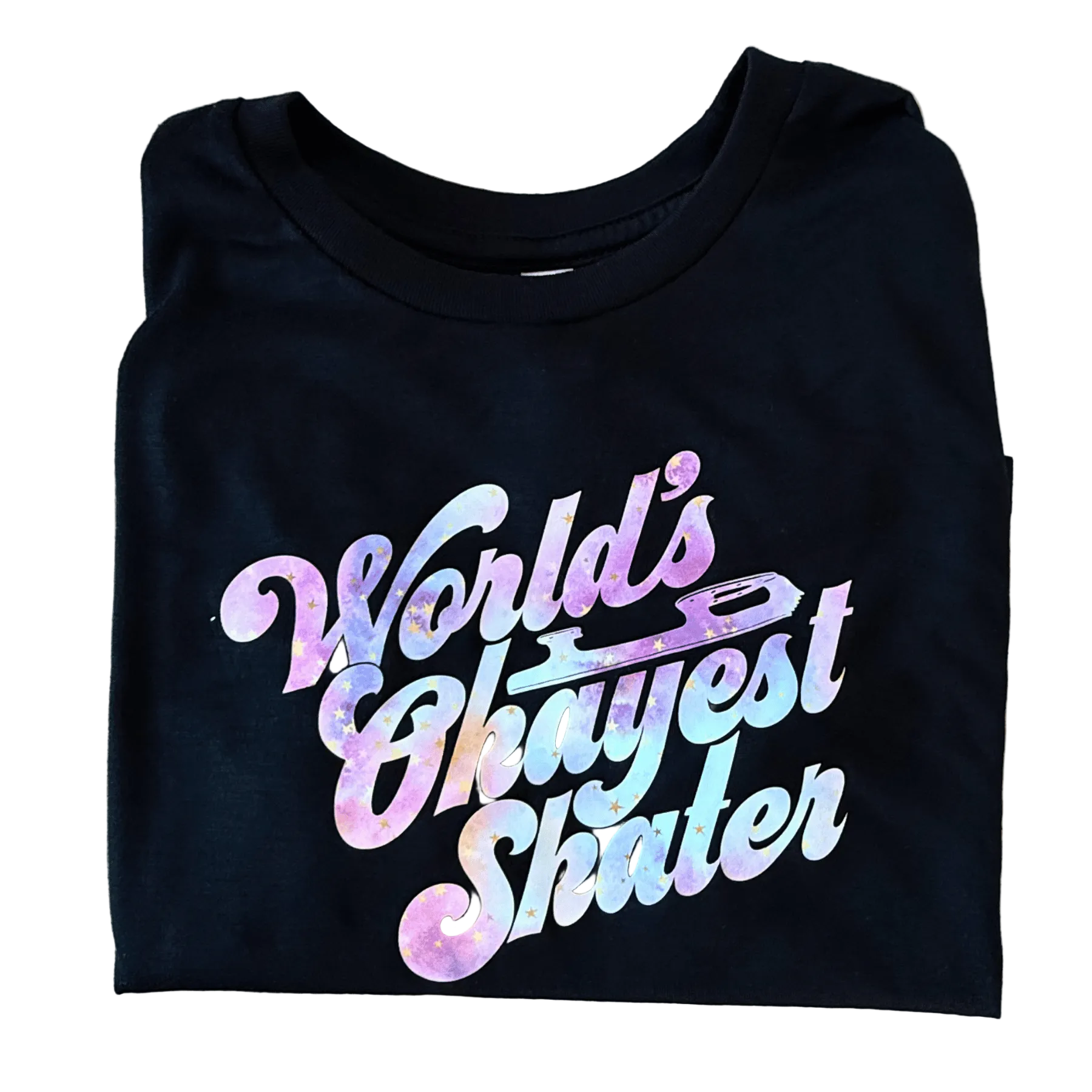 Starlight Dreams Worlds Okayest Skater Crop - M - OneofOne