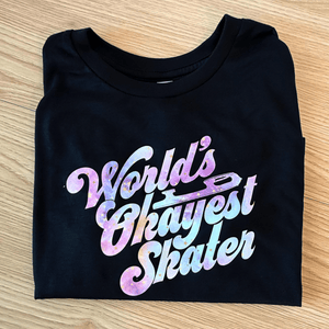 Starlight Dreams Worlds Okayest Skater Crop - M - OneofOne