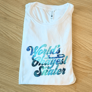 Ocean Galaxy Worlds Okayest Skater Tee - XL - OneofOne