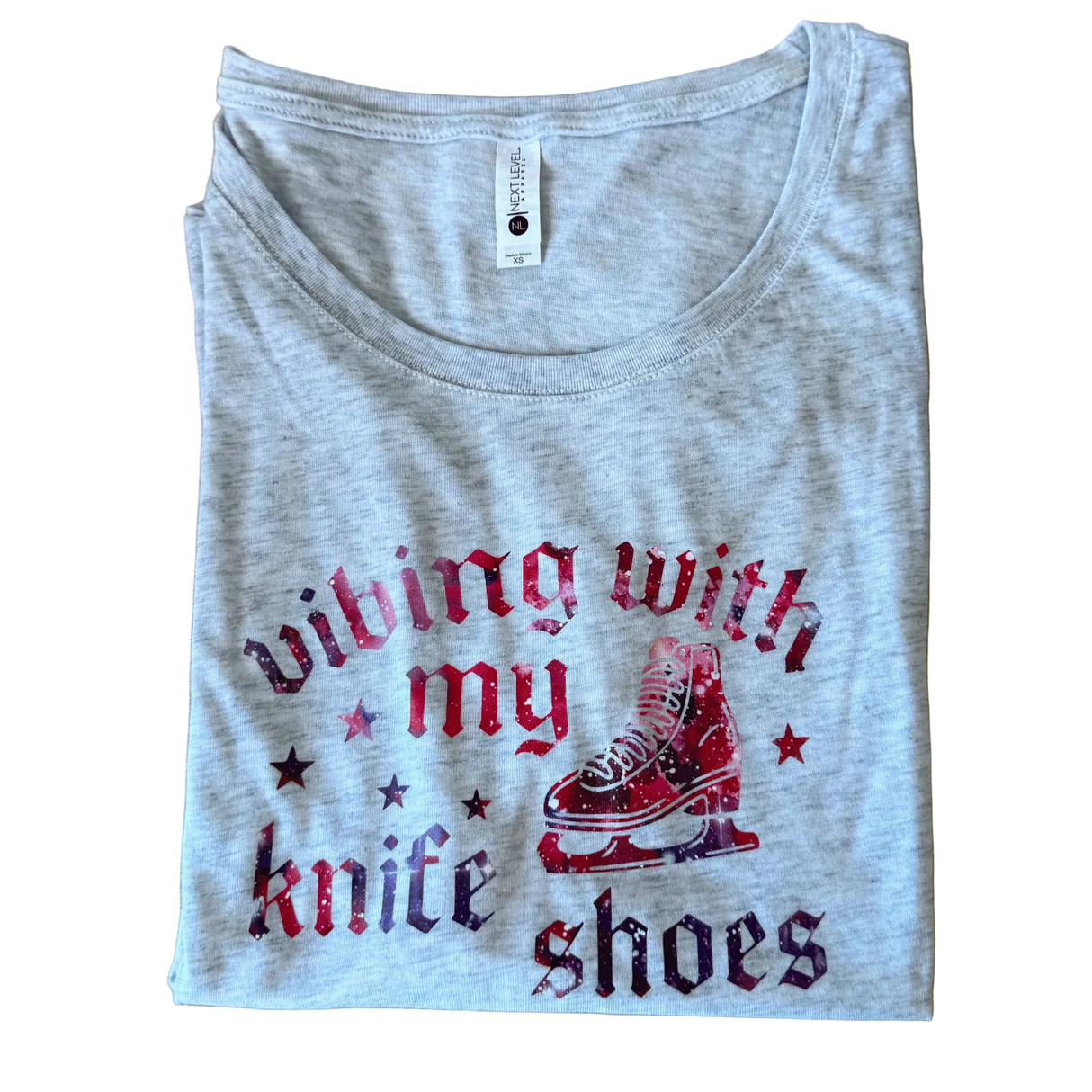 Vibing With My Knife Shoes Red Galaxy Dolman - XS - OneofOne