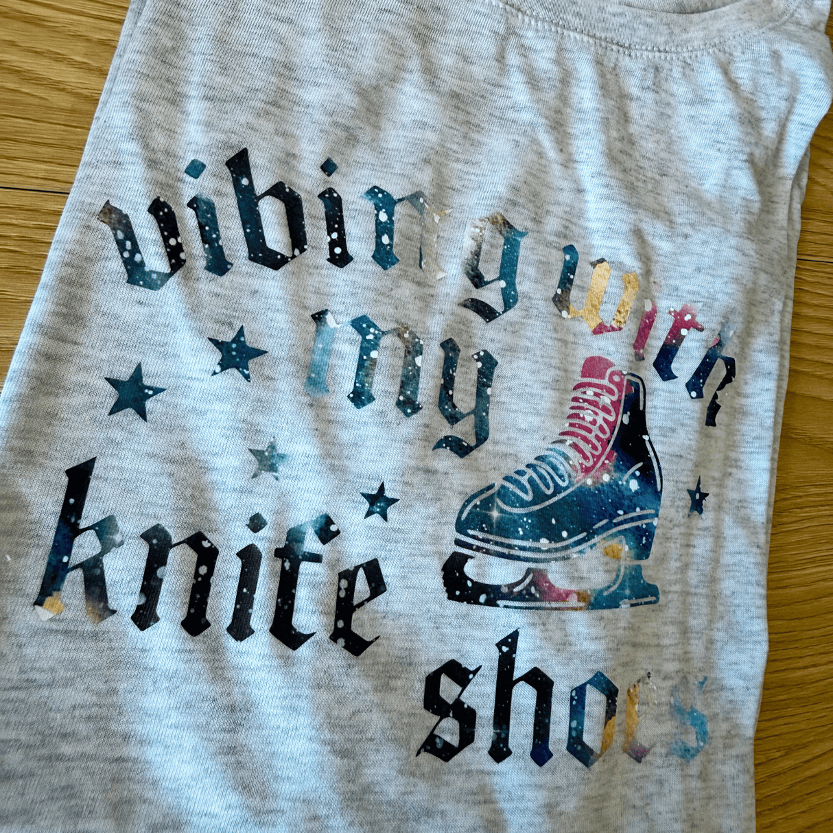 Vibing With My Knife Shoes Midnight Teal Dolman - XL - OneofOne