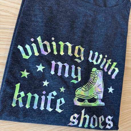 Vibing With My Knife Shoes Lime Aurora Dolman - M - OneofOne