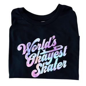 Starlight Dreams Worlds Okayest Skater Crop - M - OneofOne