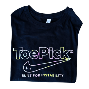 ToePick Built for Instability Neon Edge Crop Tank Top - L - OneofOne