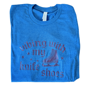 Vibing With My Knife Shoes Purple Vibes Tee - XS - OneofOne