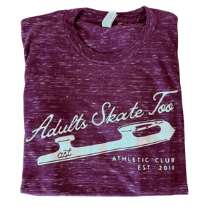 Adults Skate Too Athletic Club Pearl White Tee - XS - OneofOne