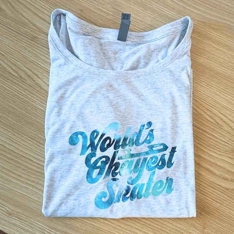 Aqua Nebula Worlds Okayest Skater Dolman - M - OneofOne