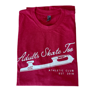 Adults Skate Too Athletic Club White Pearl Tee - M - OneofOne
