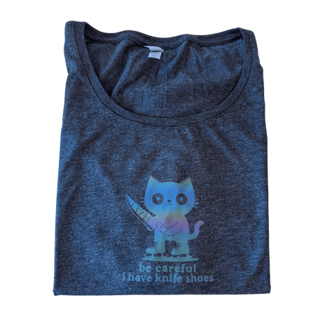 After Dark Knifeshoes Cat Reflective Dolman - 2XL - OneofOne