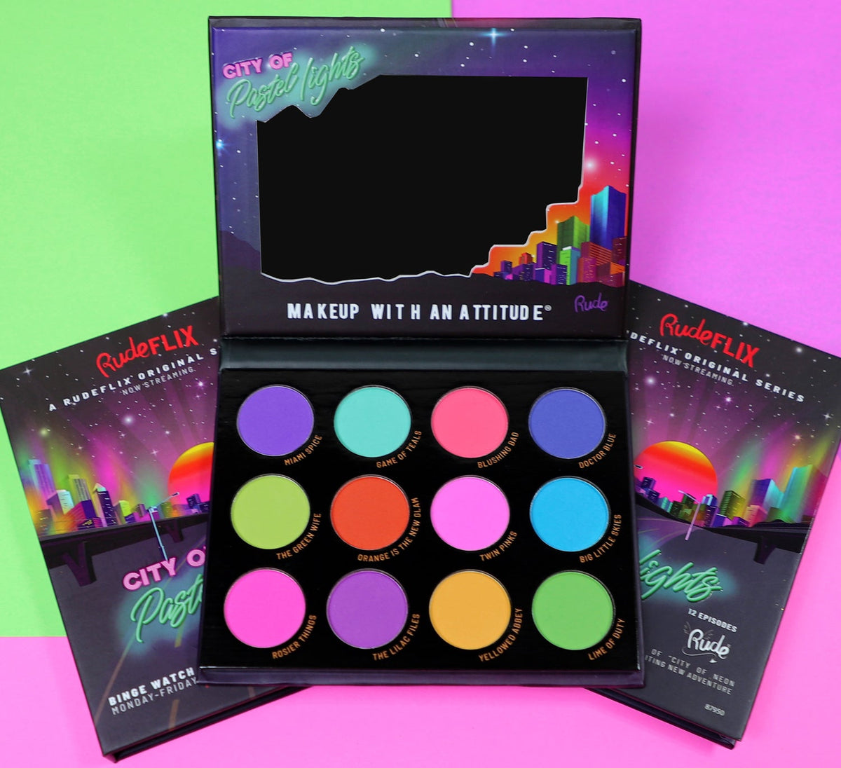 City of Pastel Lights - 12 Pastel Pigment & Eyeshadow Palette