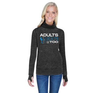 Winter Cowl Neck Sweatshirt - L - Adults Skate Too LLC