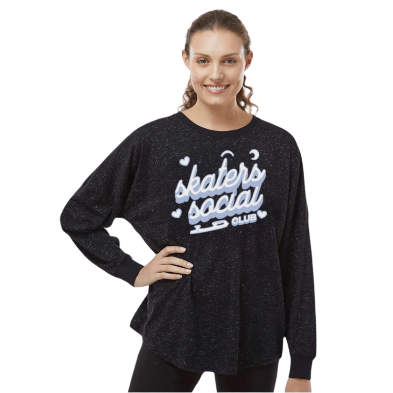 If Found Return to Rink Glitter Long Sleeve - M