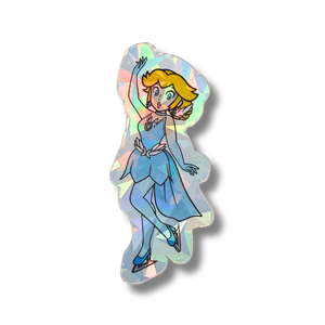 Skating Princess P Holo Stickers
