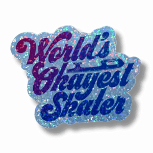 World's Okayest Skater Holo Sticker
