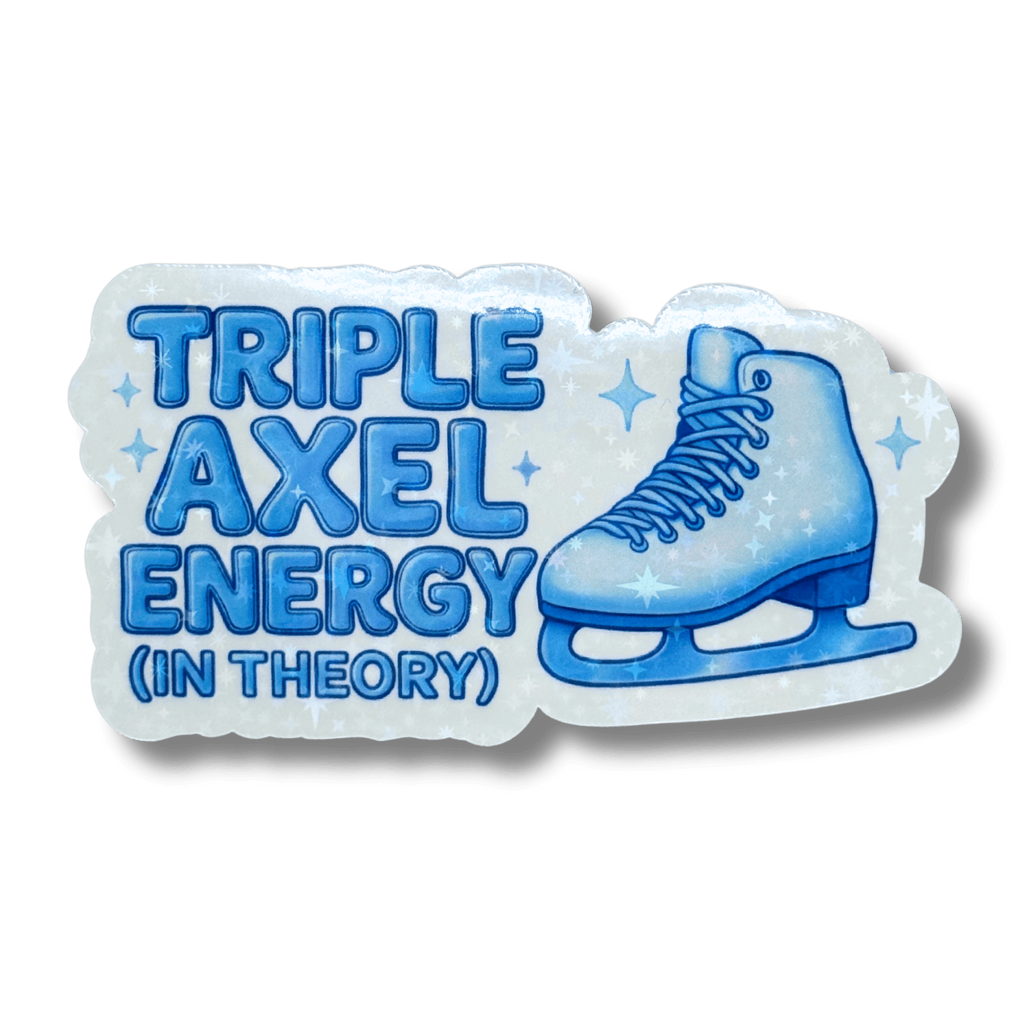Triple Axel Energy Holographic Sticker
