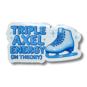 Triple Axel Energy Holographic Sticker