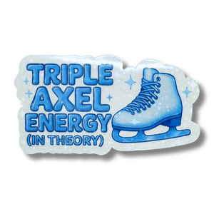 Triple Axel Energy Holographic Sticker