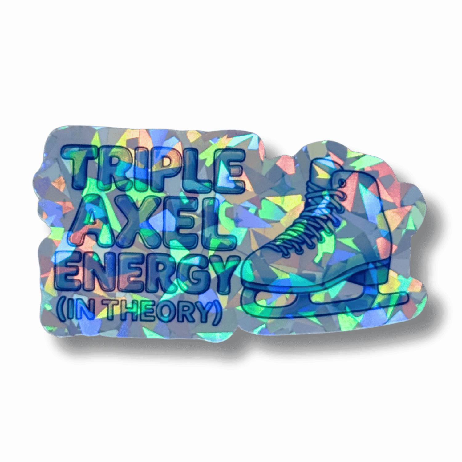 Triple Axel Energy Holographic Sticker