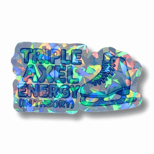 Triple Axel Energy Holographic Sticker