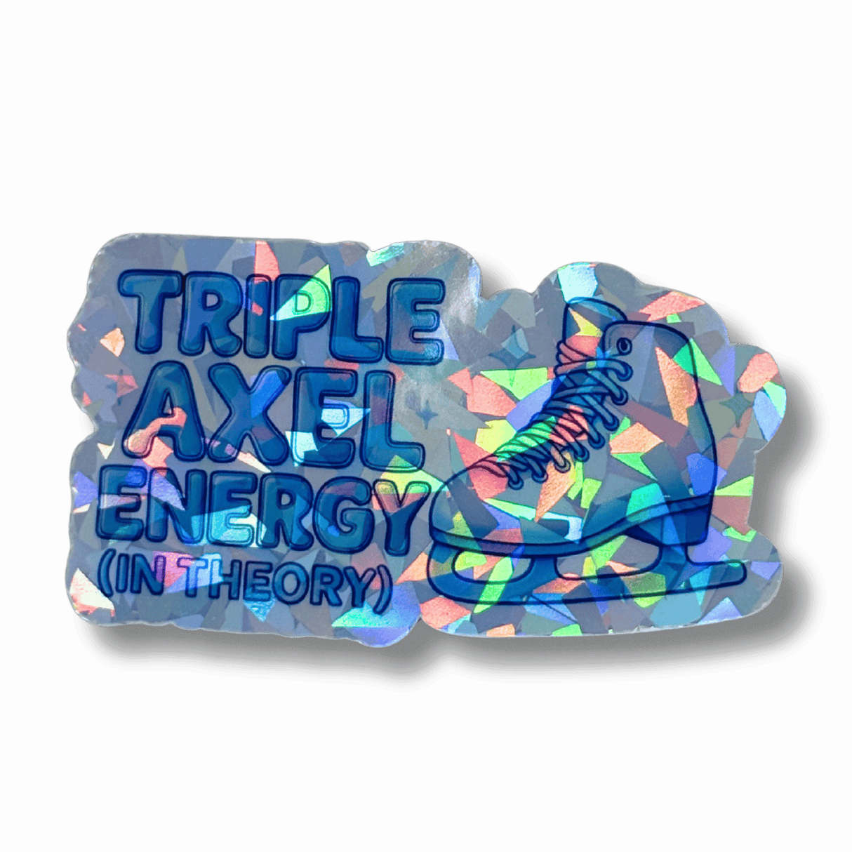 Triple Axel Energy Holographic Sticker