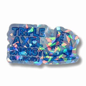 Triple Axel Energy Holographic Sticker