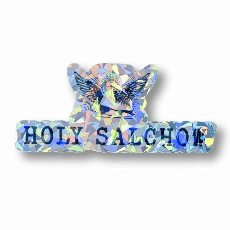 Holy Salchow Cracked Ice Holo Stickers
