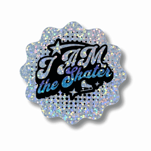 I AM the Skater Holographic Sparkle Sticker