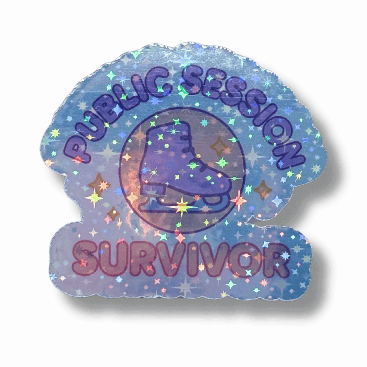 Public Session Survivor Sparkle Holo Stickers