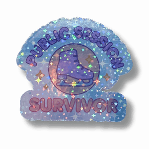 Public Session Survivor Sparkle Holo Stickers