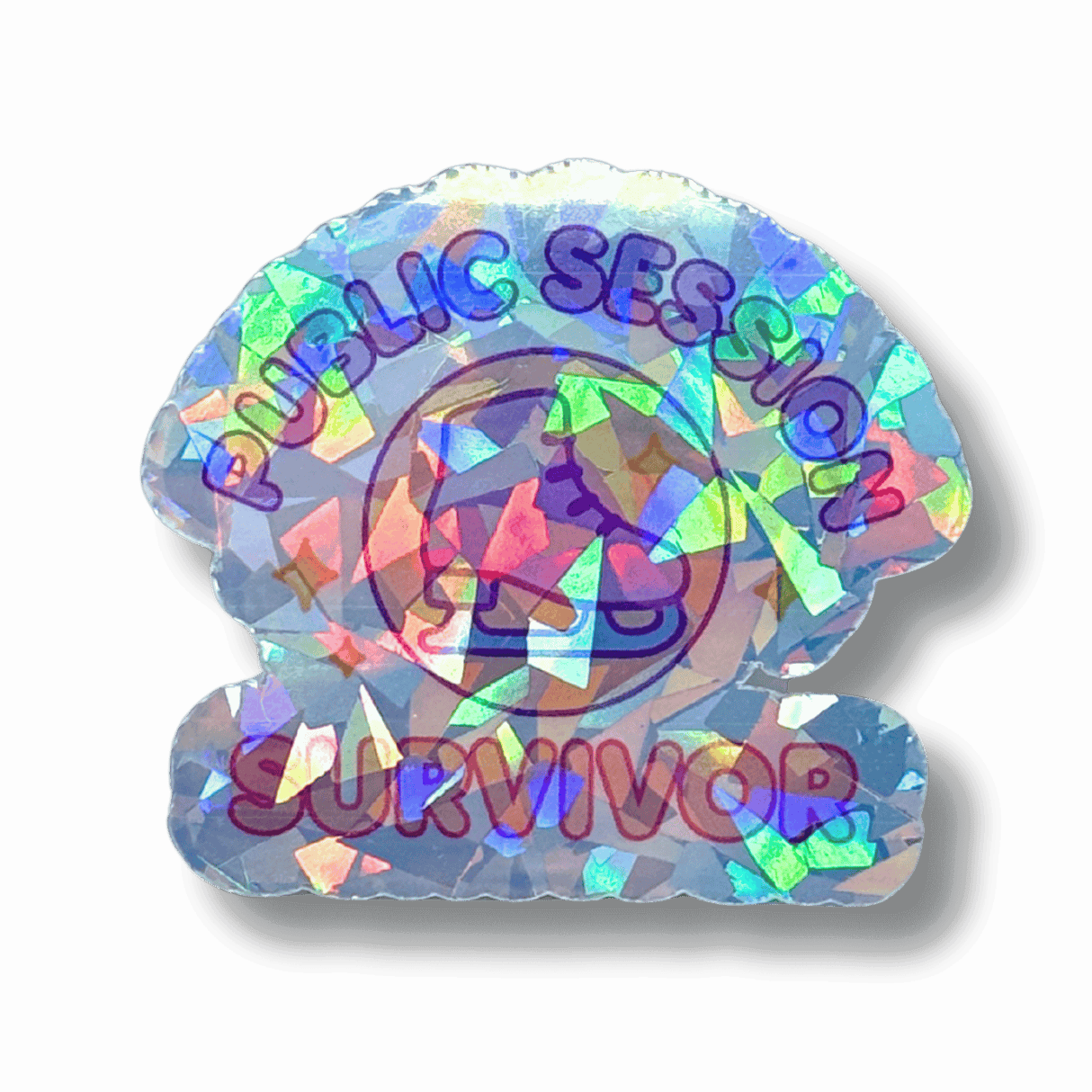 Public Session Survivor Sparkle Holo Stickers