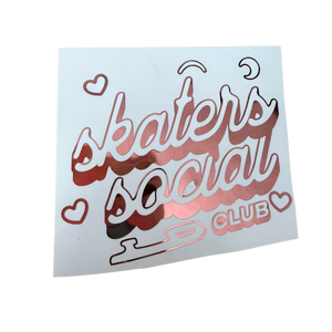 Skater's Social Club Vinyl Decal