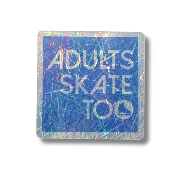 AST Iced Out Holo Stickers - Adults Skate Too LLC