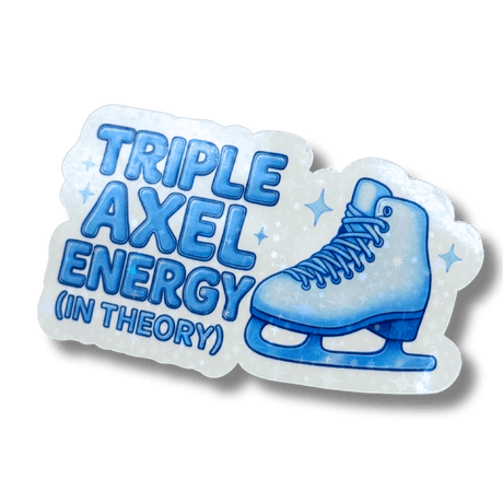 Triple Axel Energy Holographic Sticker