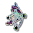 Skating Unicorn Holo Glitter Stickers - Adults Skate Too LLC