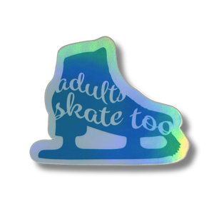 AST Skate Silhouette Holo Stickers